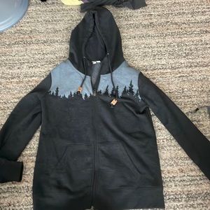 Ten tree zip up hooded sweatshirt